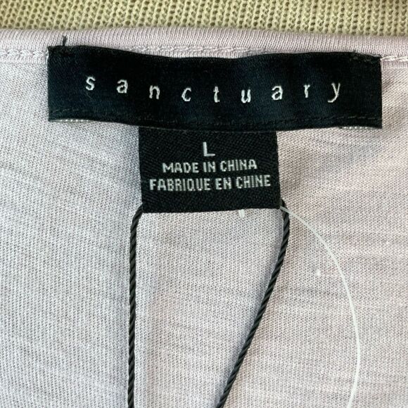 NWT Sanctuary Pastel Purple Sleeveless V-Neck Top Size L - Picture 5 of 6